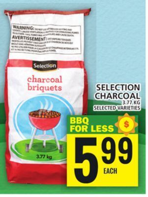 Food Basics Selection charcoal offer
