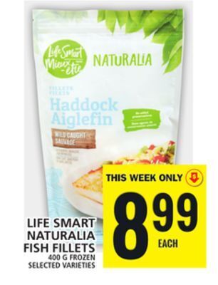 Food Basics Life smart naturalia fish fillets offer