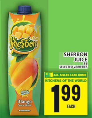 Food Basics Sherbon juice offer