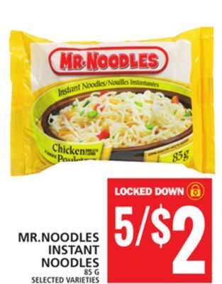 Food Basics Mr.noodles instant noodles offer