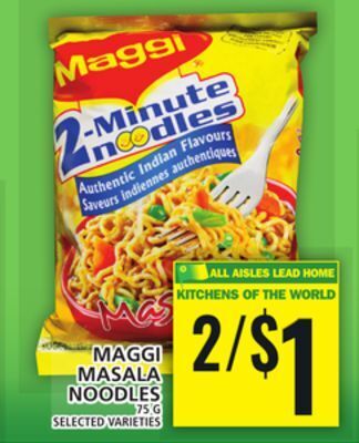 Food Basics Maggi masala noodles offer