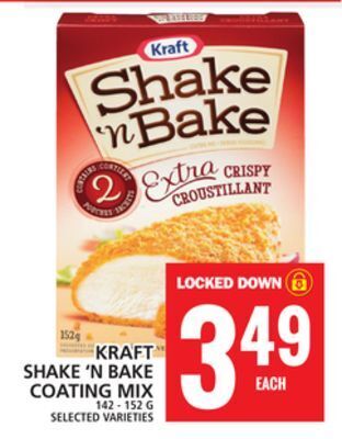 Food Basics Kraft shake 'n bake coating mix offer