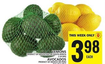 Food Basics Lemons offer