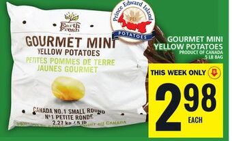 Food Basics Gourmet mini yellow potatoes offer