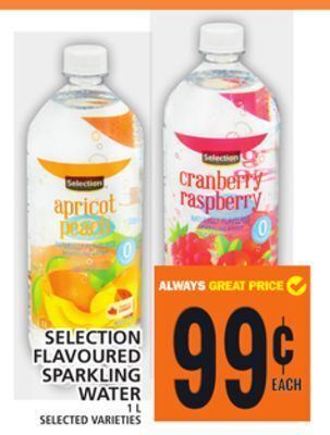 Food Basics Selection flavoured sparkling water offer