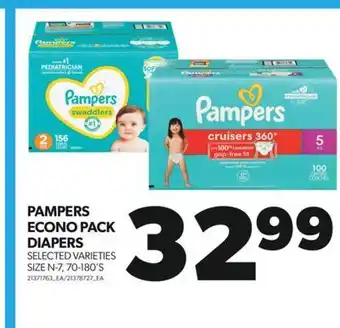 Real Canadian Superstore Pampers econo pack diapers, 70-180's offer