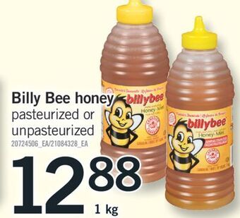 Fortinos Billy bee honey offer