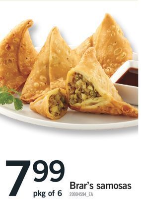 Fortinos Brar's samosas offer