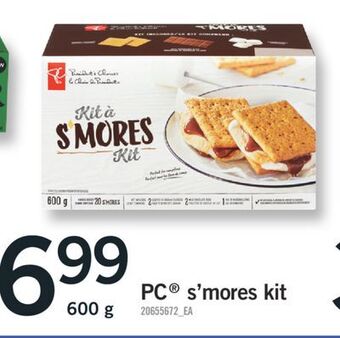Fortinos Pc® s'mores kit, 600 g offer