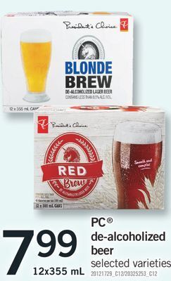Fortinos Pc® de-alcoholized beer offer