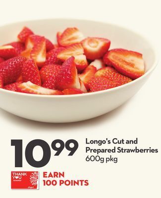 Longo's Longo's cut and prepared strawberries offer
