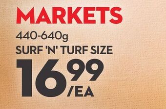 Longo's Surf'n'turf size offer