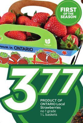 Sobeys Local strawberries offer