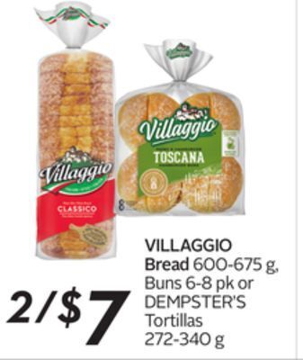 Sobeys Villaggio bread offer