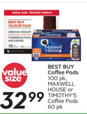 Sobeys Best buy coffee pods offer