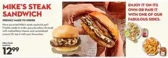 Longo's Mike's steak offer