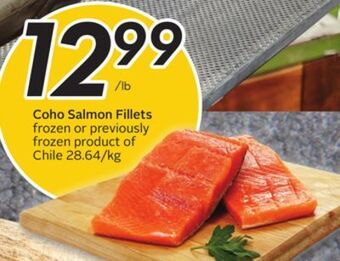Sobeys Coho salmon fillets offer