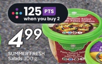 Sobeys Summer fresh salads offer