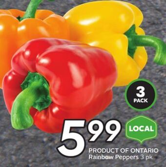 Sobeys Rainbow peppers offer