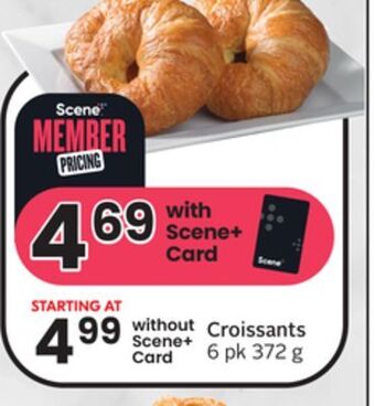 Sobeys Croissants offer