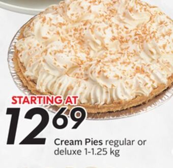 Sobeys Cream pies offer