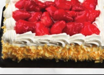 Sobeys Single layer shortcakes strawberry, fresh fruit or black forest offer