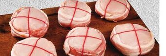 Sobeys Fresh seasoned bacon wrapped chicken medallions offer