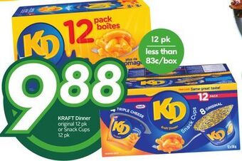 Sobeys Kraft dinner offer