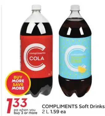 Sobeys Compliments soft drinks offer