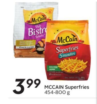 Sobeys Mccain superfries offer
