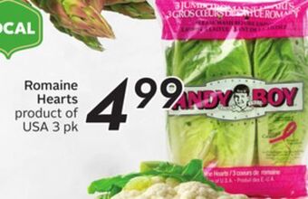 Sobeys Romaine hearts offer