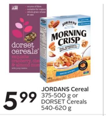 Sobeys Jordans cereal offer