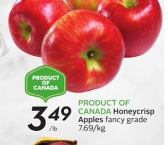 Sobeys Honeycrisp apples offer