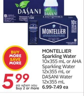 Sobeys Montellier sparkling water offer
