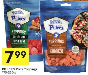 Foodland Piller's pizza toppings 175-250 g offer
