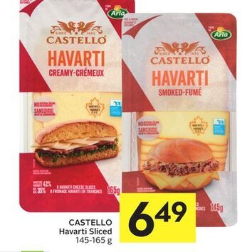 Foodland Castello havarti sliced 145-165 g offer