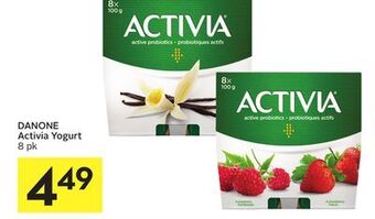 Foodland Danone activia yogurt 8 pk offer