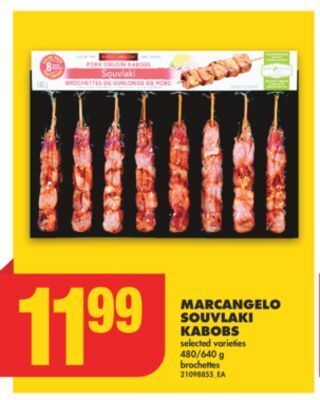 No Frills Marcangelo souvlaki kabobs, 480/640 g offer