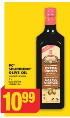 No Frills Pc® splendido® olive oil, 1 l offer