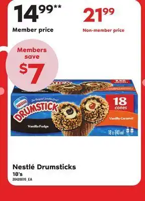 Independent Grocer Nestlé drumsticks, 18's offer