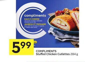 Foodland Compliments stuffed chicken cutlettes 284 g offer