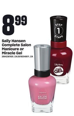Loblaws Sally hansen complete salon manicure or miracle gel offer