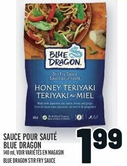 Metro Blue Dragon Stir Fry Sauce offer