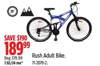 Canadian Tire Supercycle rush adult bike offer