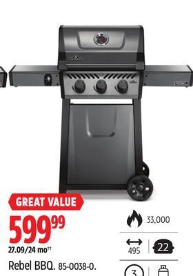 Canadian Tire Napoleon rebel bbq offer
