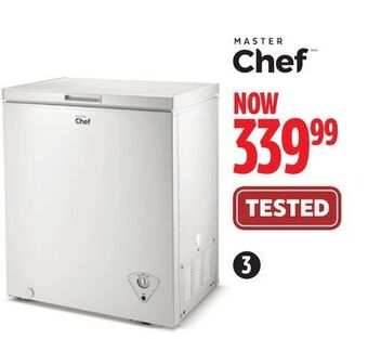 Canadian Tire Master chef 5.0 cu-ft white freezer offer