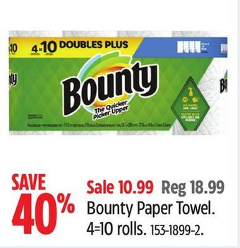Canadian Tire Bounty paper towel offer