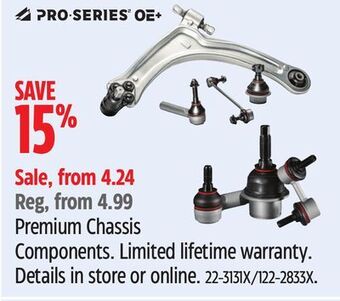 Canadian Tire Pro-series oe+ premium chassis components offer