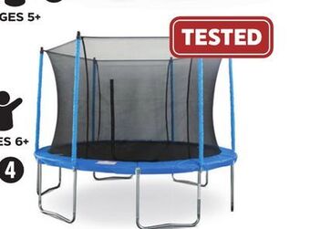 Canadian Tire Jumptek 12´ trampoline and safety enclosure combo offer