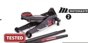 Canadian Tire Motomaster 3-ton hybrid aluminum & steel garage jack offer
